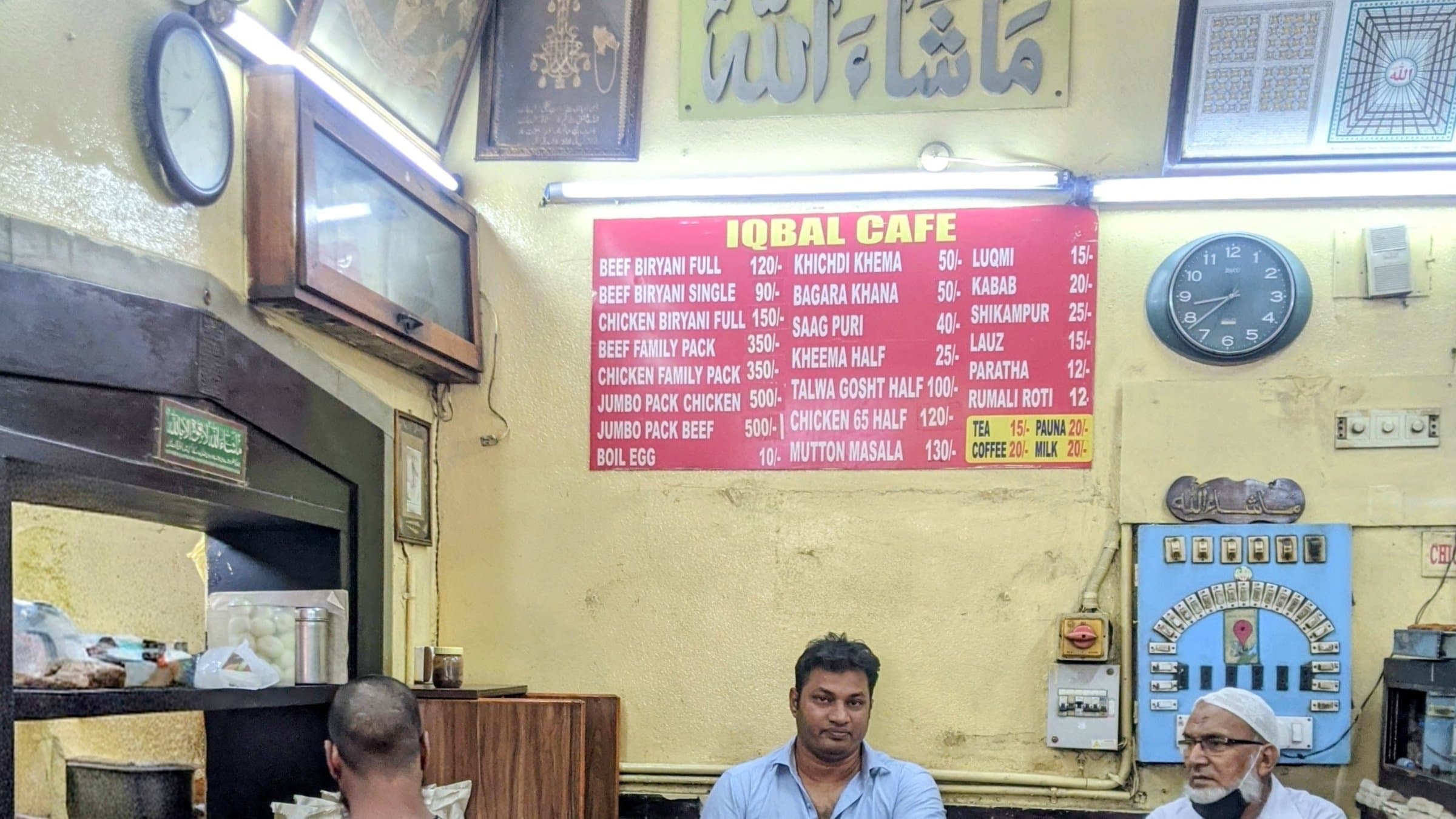 Iqbal Cafe in Charminar, Hyderabad