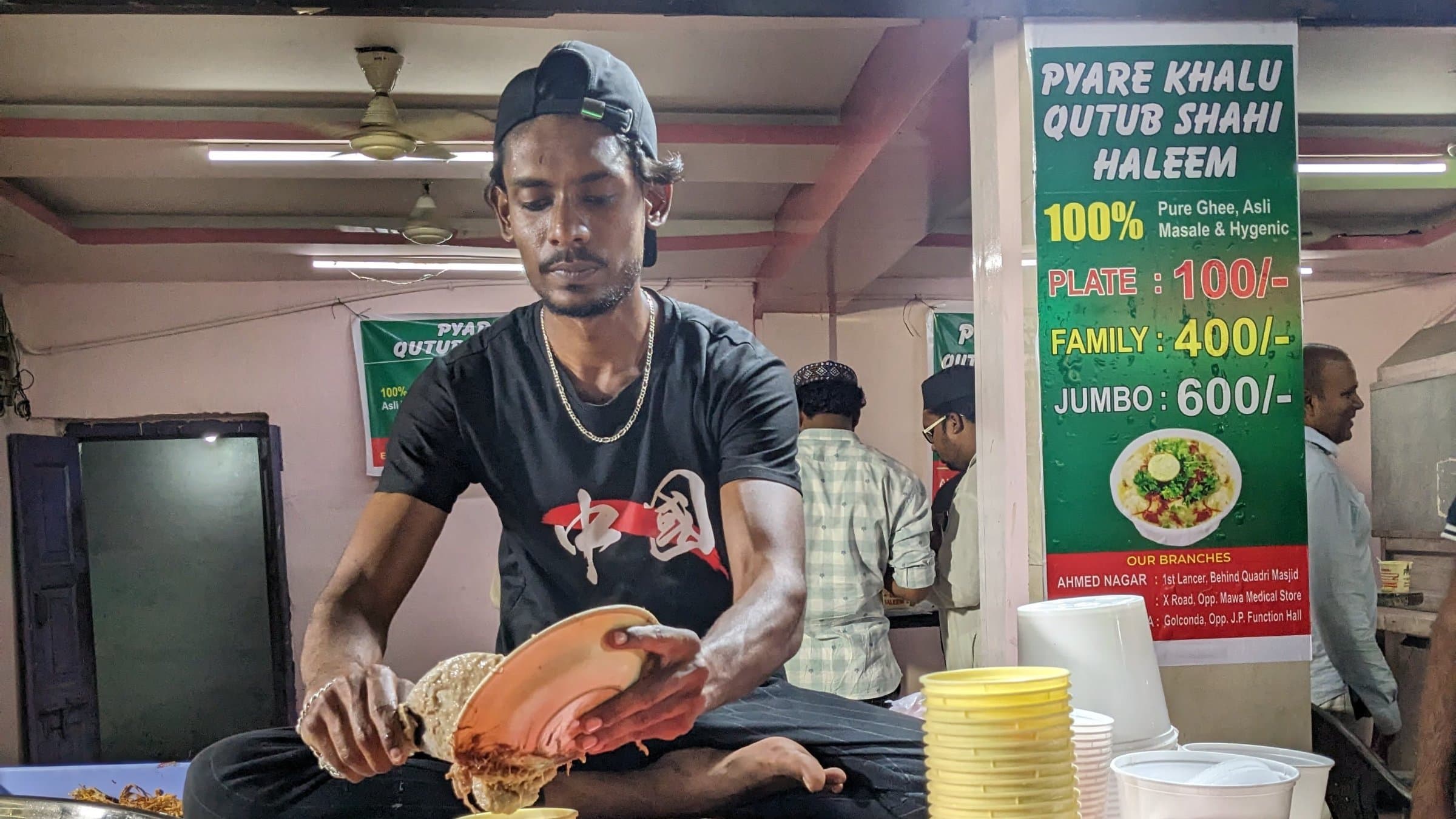 Pyare Khalu Fish Fry Center in Tolichowki, Hyderabad
